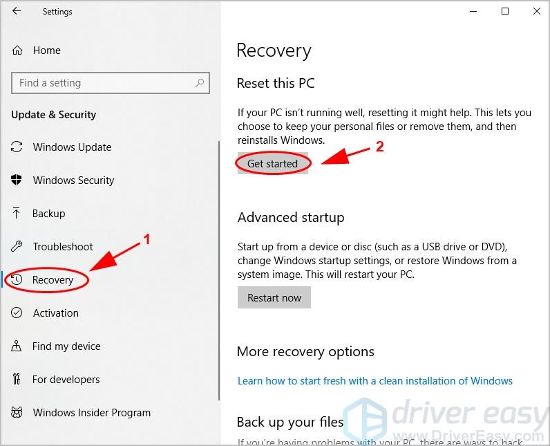 How to Factory Reset Lenovo Laptop Windows 10